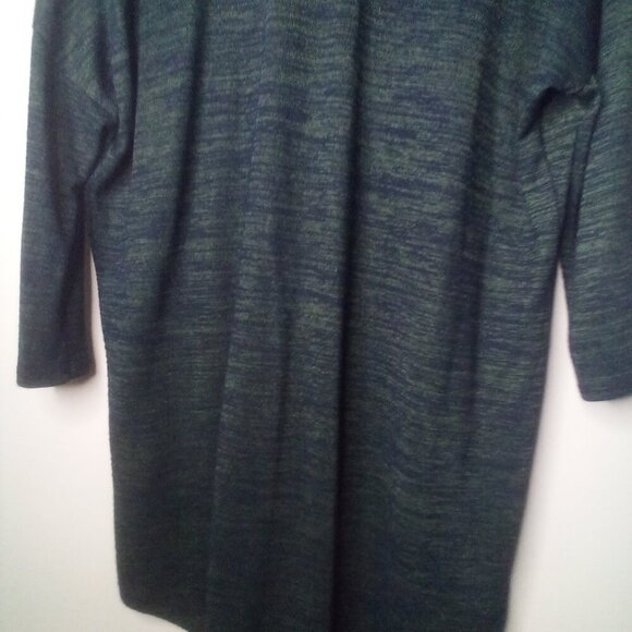Philosophy Shirt L Women Lot o 2 3/4 Sleeve Soft Stretch Green Black - Picture 7 of 16